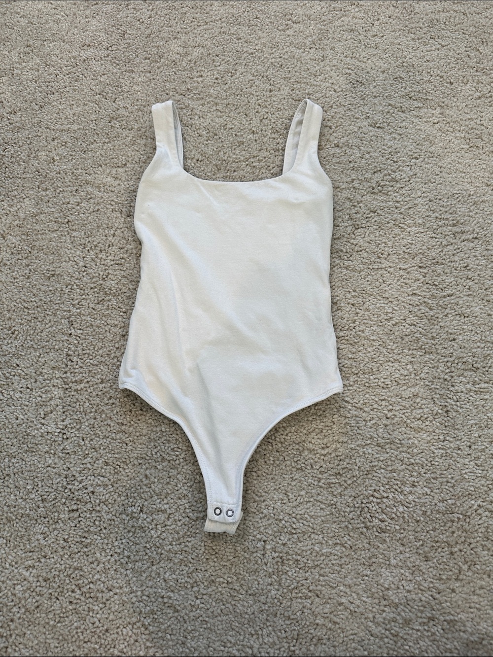 Abercrombie & Fitch White Tank Bodysuit